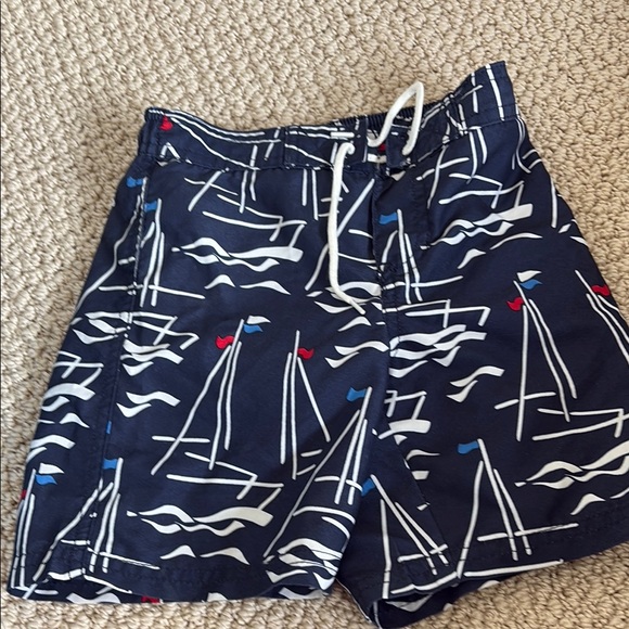 Boys Swim Trunks - Navy and White 3T - Picture 1 of 2